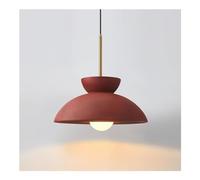 JQQJZLC E27 Japanese Pendant Lamp High Density Polystyrene Pendant Lamp Shade Modern Cream Living Room Dining Room Model Pendant Lighting Adjustable Chandeliers American Retro Country Bar (Color :