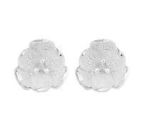 JQQJZLC Earrings for Girls, Vintage Flowers Eardrop Earring Women's Stud Earrings S925 Needle Earrings Classic Literature and Art Beautiful Ethnic Style JewelryAs shown, 925