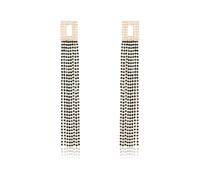 JQQJZLC Earrings Long To Enhance Shape Slim Fitting Tassel Earrings