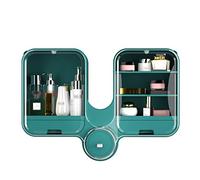 JQQJZLC Exquisite Bathroom Shelves Shower Caddy Bathroom Shelf Shampoo Holder, Shower Wall Mount Kitchen Storage Basket, Cosmetic Rack Home Organizer Bathroom Shelf Storage (Color : Orange)