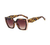 JQQJZLC Fashion Elegant Cat Eye Sunglasses for Women Vintage Style Black White Sun Glasses Female Gradient Shades
