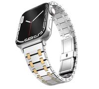 JQQJZLC For Band Ultra Ultra2 49mm S10 42MM 46MM Series 9 8 7 45mm 41mm Stainless Steel Bracelet Se 6 5 4 44mm 40mm 42mm 38MM Strap Watchbands