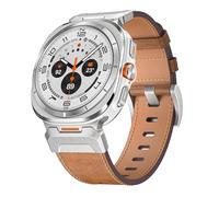 JQQJZLC For Galaxy Watch Ultra Strap 47mm Accessories cowhide sport Bracelet For Galaxy Watch 7 Ultra WatchBands