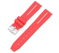 JQQJZLC For Moonswatch Watch Curved No Gap Rubber Strap For Omega Swatch Joint Planet Series Moon Mercury Curved Rubber Strap Men Women 20MM Watchbands