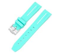 JQQJZLC For Moonswatch Watch Curved No Gap Rubber Strap For Omega Swatch Joint Planet Series Moon Mercury Curved Rubber Strap Men Women 20MM Watchbands
