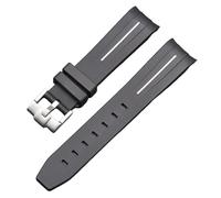 JQQJZLC For Moonswatch Watch Curved No Gap Rubber Strap For Omega Swatch Joint Planet Series Moon Mercury Curved Rubber Strap Men Women 20MM Watchbands