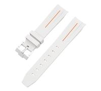 JQQJZLC For Moonswatch Watch Curved No Gap Rubber Strap For Omega Swatch Joint Planet Series Moon Mercury Curved Rubber Strap Men Women 20MM Watchbands