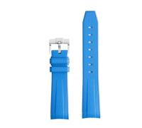 JQQJZLC For Omega X Swatch Joint MoonSwatch Strap Seamaster 300 Men Women 20mm Rubber Silicone Curved End Bracelet