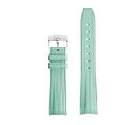 JQQJZLC For Omega X Swatch Joint MoonSwatch Strap Seamaster 300 Men Women 20mm Rubber Silicone Curved End Bracelet