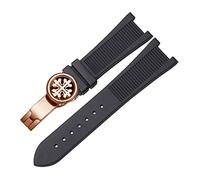 JQQJZLC For PP Patek Philippe Silicone Watch Belt 5711 5712g Nautilus Watch Strap Special Interface 25mm*13mm Watchband