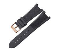 JQQJZLC For PP Patek Philippe Silicone Watch Belt 5711 5712g Nautilus Watch Strap Special Interface 25mm*13mm Watchband