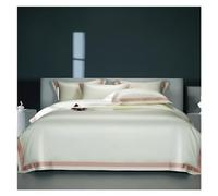 JQQJZLC Four piece bedding set 1000TC Egyptian Cotton Bedding Home Textile Luxurious Jacquard Pillowcase Sheet Quilt Cover US Queen/King size Bed four pieces set,