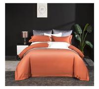 JQQJZLC Four piece bedding set 1000TC egyptian cotton Bedding sets Queen King size Duvet cover sheets linen 4pcs Bed four pieces set,