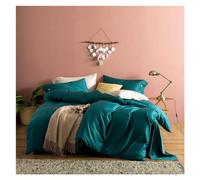 JQQJZLC Four piece bedding set Bedding Compatible with adults 4Pcs King Queen size Duvet Cover Sheet Pillowcases Bed four pieces set,