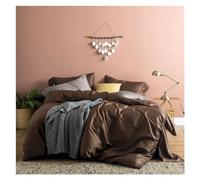 JQQJZLC Four piece bedding set Bedding Compatible with adults 4Pcs King Queen size Duvet Cover Sheet Pillowcases Bed four pieces set,