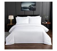 JQQJZLC Four piece bedding set Luxury Bedding sets Compatible with single,queen/king Duvet cover sheets/fitted sheet linen cotton satin Bed four pieces set,