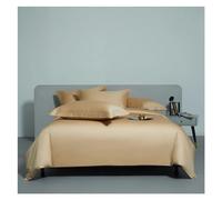JQQJZLC Four piece bedding set Premium 100% Egyptian Cotton Solid white pink Bedding Set Soft Twin Double Queen King Duvet Cover flat/Fitted Sheet Pillowcases Bed four pieces set,