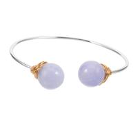 JQQJZLC Girls' jewelry Luxury Natural Stone Bracelet Amethyst Bangle for Women Fashion Wrist Chain Long-lasting Jewelry accessories