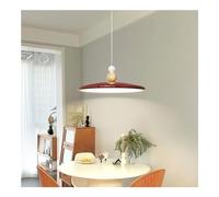 JQQJZLC Hotel Decoration Nordic Pendant Lamp, Tricolor Lights Chandelier, Creative Wrought Iron Pendant Lights French Colorful Hanging Lamps for Kitchen Bedroom Corridor, Cream LED Pendant Lighting