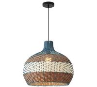 JQQJZLC Hotel Restaurant Chandelier Southeast Asian Pendant Light Weaving Handmade Art Lampshade Corridor Ceiling Hanging Lighting Fixture for Kitchen Island Dining Table Bar Lantern