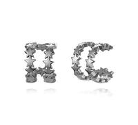 JQQJZLC jewellery Silver Earrings, Fine Jewelry 925 Sterling Silver Minimalist Bling Zircon Crystal Ear Stud for Wedding Engagement Party Gift Long Oorbellen jewelry