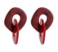 JQQJZLC jewellery Women Silver Earrings, Big Irregular Hyperbole Acetic Acid Women Drop Earrings Marble Pattern Abstract Jewelry Accessories For Party Bijoux Gifts For Girlfriend, Wife, Sister,