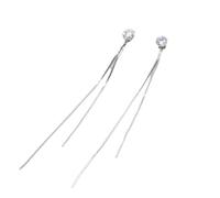 JQQJZLC jewellery Women Silver Earrings, Fashion Women'S Swing Earrings Star Rubber Chain Earrings Fashion Women'S Long Pendant Women'S Simple Jewelry Gifts For Girlfriend, Wife, Sister, Daughter,