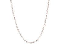 JQQJZLC jewelry 100% pan mother-son necklace gift pendant collarbone chain suitable for matching charm beads 60cm Made in China jewelry