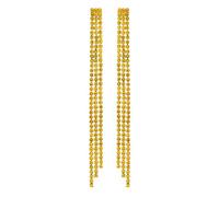 JQQJZLC jewelry for women Long Crystal Link Tassel Drop For Women Girls Elegant Korean Fashion Jewelry Classic Brides Accessories women's jewelry