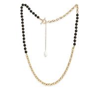 JQQJZLC jewelry Tiger Eye Gemstone Pearl Bead for Women, Boho Statement Prom Jewelry Gift Jewelry for girls