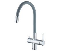 JQQJZLC Kitchen Faucet,Chrome Kitchen Faucet, Brass, 360° rotatable, Kitchen Faucet, Drinking Water, Kitchen Mixer tap, Single Lever Cold and hot Water Kitchen Sink, Faucet with Water Filter, kitche