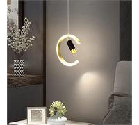JQQJZLC LED Chandelier LED Chandelier European and American Creative Personality Post Modern Attic Staircase Living Room Sofa Room Hotel Bedroom Bedside Single Head Deco Lamp