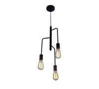 JQQJZLC LED CreativeHead Droplight Simple Wrought Iron Chandelier E27 American Modern Style Ceiling Light Personality Pendant Lamp Decorative Lighting Fashion Bedroom Bedside Restaurant Bar