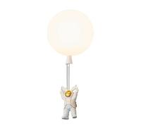 JQQJZLC LED Lamp Frosted Globe Pendant Light Fixture Astronaut Decoration with Resin Material Creative Acrylic Modern Ceiling Chandelier for Children's Room Bedroom Lighting (C 25 * 10cm)