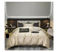 JQQJZLC Luxury Bedding Sets Egyptian Cotton 400TC Duvet Cover Set Single Queen King Duvet Cover and Pillowcase 3 Piece Set Bed Four Pieces Set(AAA,140x200 3pcs)