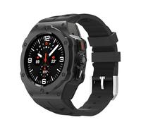 JQQJZLC Luxury Modification Kit for Samsung Galaxy Watch Ultra 47mm Stainless Steel Case Silicone Strap for Ultra 47mm DIY Accessorie Watchbands