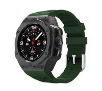 JQQJZLC Luxury Modification Kit for Samsung Galaxy Watch Ultra 47mm Stainless Steel Case Silicone Strap for Ultra 47mm DIY Accessorie Watchbands