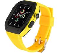 JQQJZLC Luxury Stainless Steel Refit Silicone Watch Strap Rm Mod Kit，For Ultra 8 7 6 SE 5 4，For Iwatch 44mm 45mm 49mm Modification Kit Replacement Cover Watchband