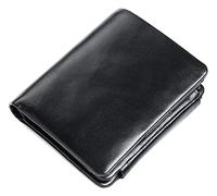 JQQJZLC Man Wallet Wallet Anti Theft Fold Zipper Purse Male Business Card Holder Wallet for Men