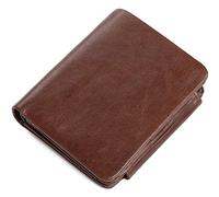 JQQJZLC Man Wallet Wallet Anti Theft Fold Zipper Purse Male Business Card Holder Wallet for Men