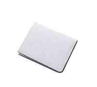 JQQJZLC Men Wallets Solid Simple Canvas Coin Cards Bag Mini Folding Money Purses Leisure Business Portable Short Wallet New