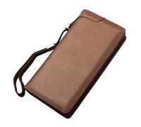 JQQJZLC Men's Wallet Fashion Long Handbag Multifunctional Zipper Bag Large Capacity Clutch