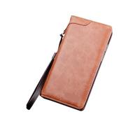 JQQJZLC Men's Wallet, Large Capacity, Long Clutch, Men's Suit Bag, Dollar Bag, Multi-Function Mobile Phone Bag