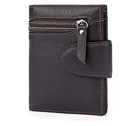 JQQJZLC Men's Wallet Leather Wallet Business Men's First Layer Leather Wallet Custom-Made Foreign Trade Short
