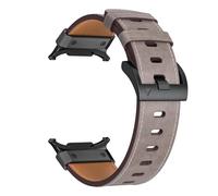 JQQJZLC Metal Leather Strap For Samsung Galaxy Watch Ultra 47mm Stainless Steel Business Bracelet Belt For Galaxy Watch Ultra 47mm Watchbands