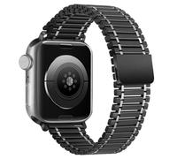 JQQJZLC Metal Strap for Ultra Band 49mm Series 10/9/8/7 41mm 45mm Steel Wristband Iwatch 6 SE 5 4 3 38mm 40mm 42mm 44mm S10 46mm 42mm Watchbands