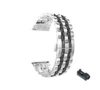 JQQJZLC Metal Wrist Band Compatible With Watch 3 45mm 41mm Straps Bracelet Watch3 Stainless Steel Strap Watchband