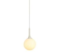 JQQJZLC Modern Global Pendant Light Iron Chandelier LED Ceiling Light Bedside Lamp High Light Transmission Glass Lighting Fixture Personality Cafe Bar Single Head Small Suspension Light E27 Needed