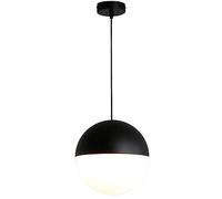 JQQJZLC Modern Nordic Style Wrought Iron Glass Chandelier, Creative Circular Pendant Light Lampshade,Flush Mount Ceiling Chandelier, E27 Holder Single Pendant Lamp, Restaurant Decoration Lighting
