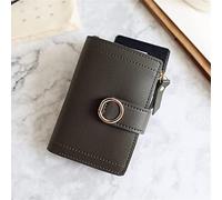 JQQJZLC N/A Trend Clutch Female Purse Money Clip Wallet Small Zipper Leather Purse Women Ladies Card Bag for Women (Color : A, Size : 10 cm)
